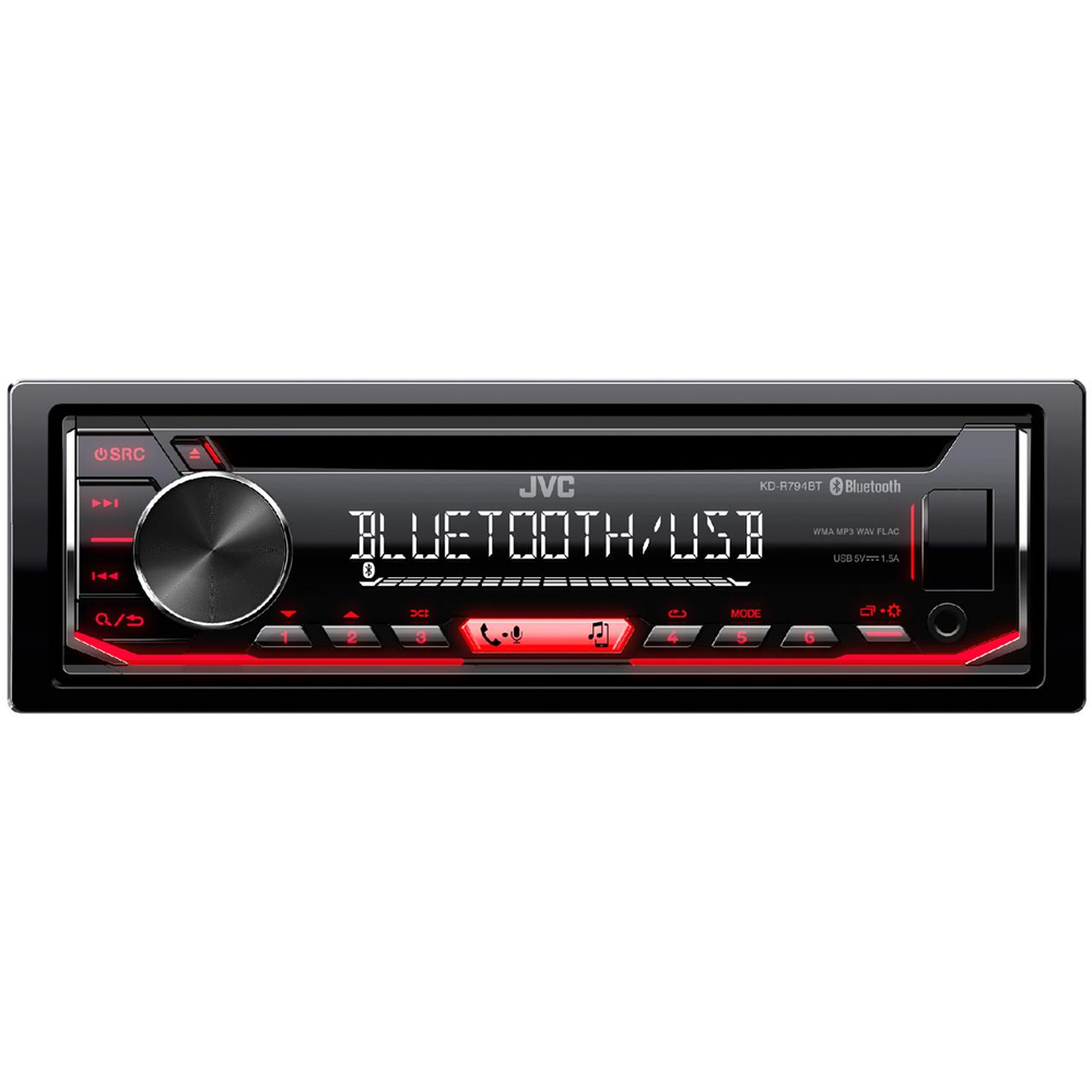 JVC KD R794BT Bluetooth CD/USB/MP3 Player Car Radio Stereo